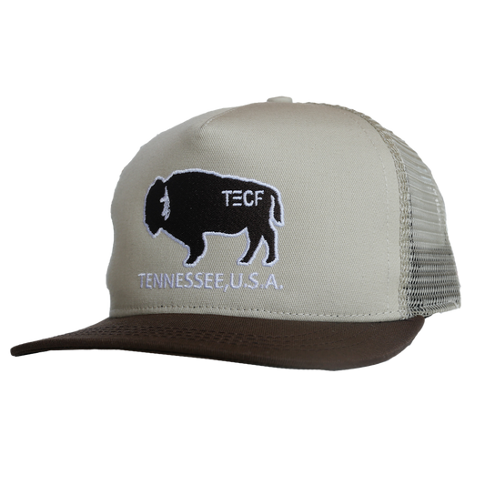Brown TECF Bison Hat - Men’s Hats